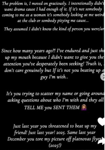 Caramel Plug Accuses Ex, Burna Boy’s Associate, of Stalking and Intimidation