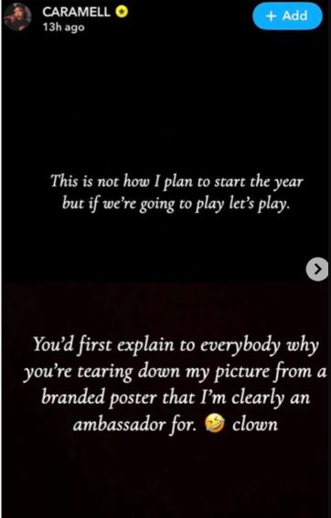 Caramel Plug Accuses Ex, Burna Boy’s Associate, of Stalking and Intimidation