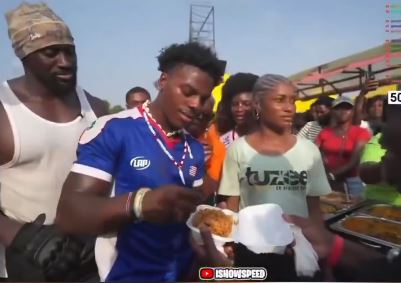 IShowSpeed Tastes Liberian Jollof, Still Declares Nigerian Jollof His Favorite