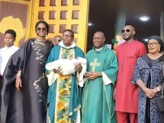 2Baba & Natasha Step Out With Baby — Church Dedication Video Melts Hearts