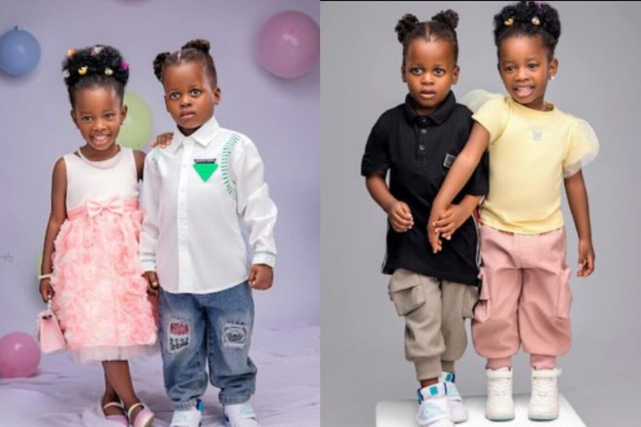 “I Asked God for One Wish… He Gave Me Two!” – Seyi Edun Melts Hearts as Hubby & Twins Mark Birthday