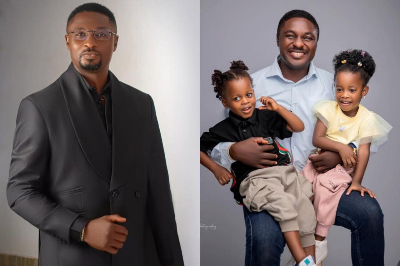 “Happy Birthday To Us!” – Adeniyi Johnson Celebrates Special Day With His Twins