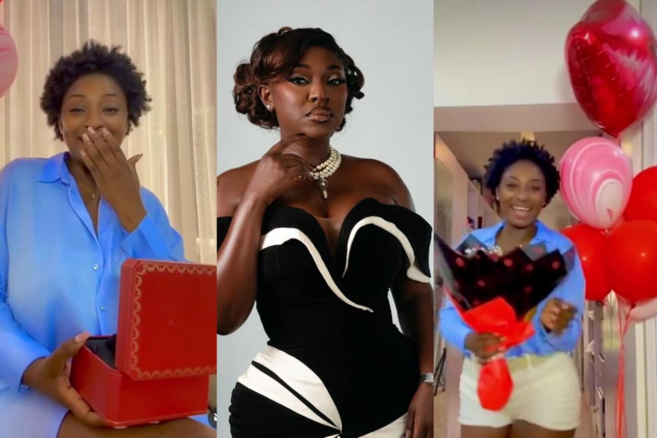 “New Man, New Glow?!” – Yvonne Jegede Sparks Buzz as She Flaunts Valentine Surprises