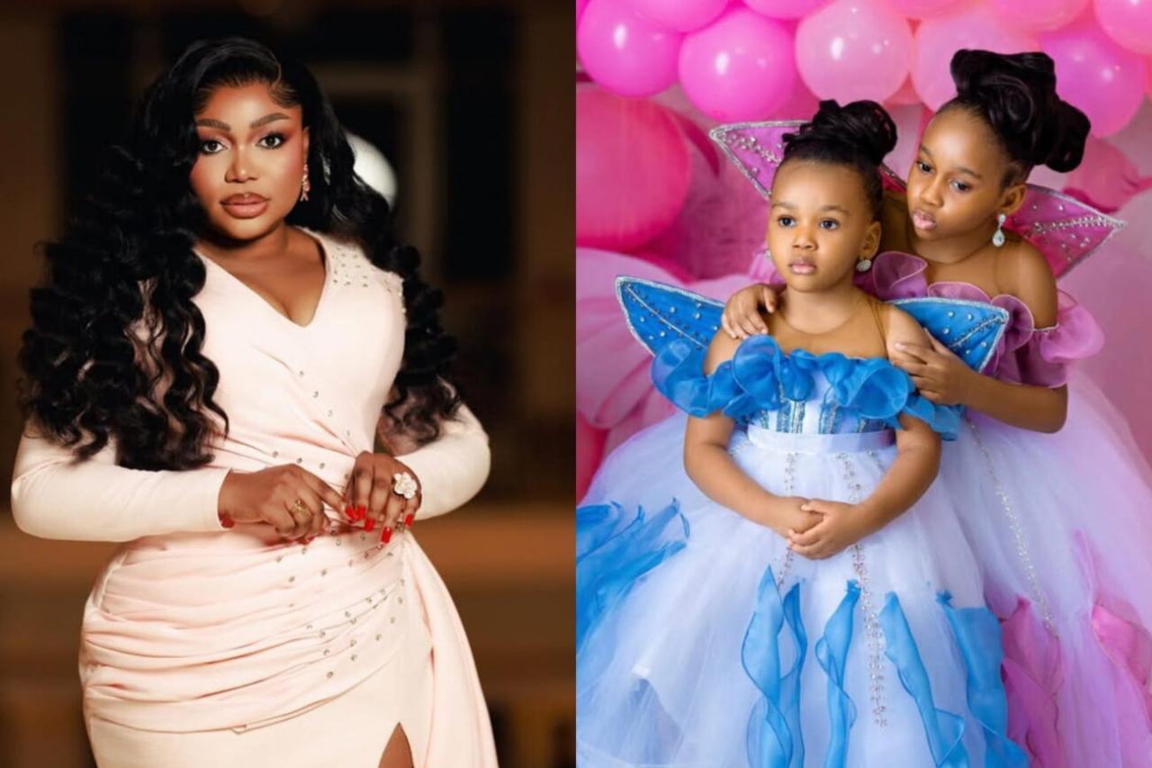 Ruth Kadiri Shows Off Her Fairytale Daughters – “I Know the Duty of Being a Mother”
