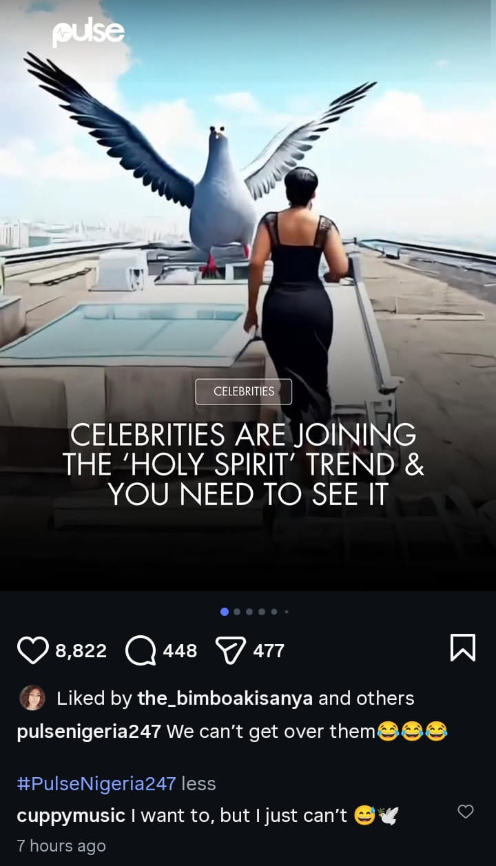 “I Want to, But I Can’t” – DJ Cuppy Sits Out Viral ‘Holy Spirit’ Trend