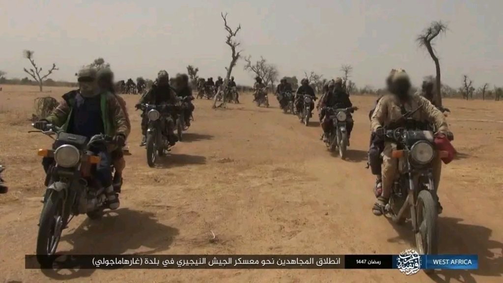 20-Minute Battle! Islamic State West Africa Province Storms Army Camp In Adamawa, Vehicles Burned