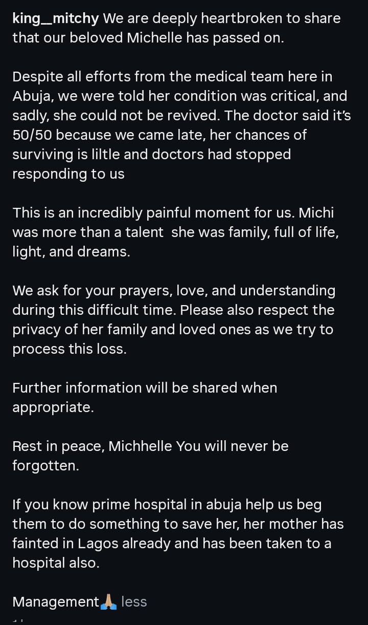“From Online War To Final Goodbye?” — Influencer King Mitchy’s Sudden Exit Shocks Fans