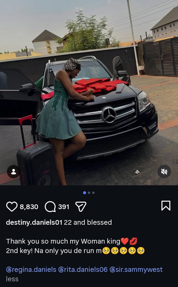 “My Woman King!” – Destiny Daniels Goes Wild After Regina’s Jaw-Dropping Birthday Surprise