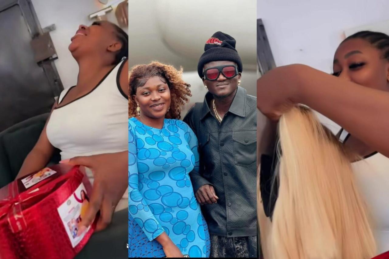 “Portable Go See This?!” – Ashabi Flaunts Valentine Wig from ‘Male Friend’ and Fans Are Screaming