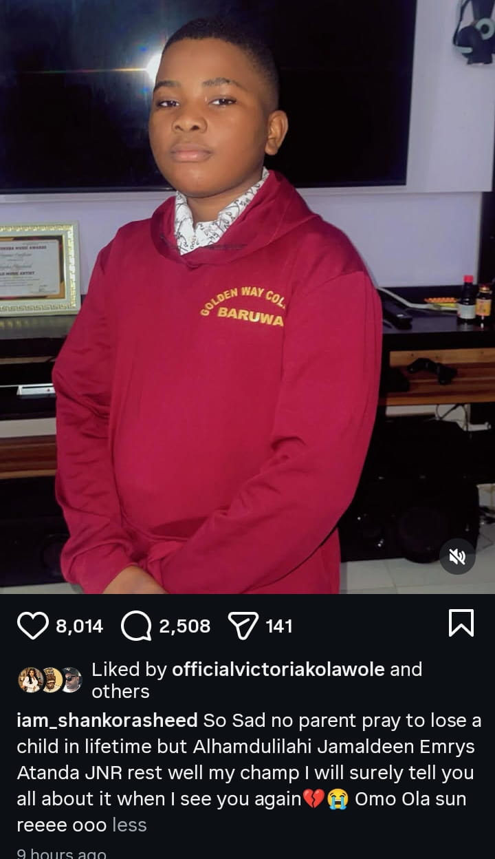 Black Friday Tragedy: Singer Shanko Loses Son, Celebs Pour Condolences