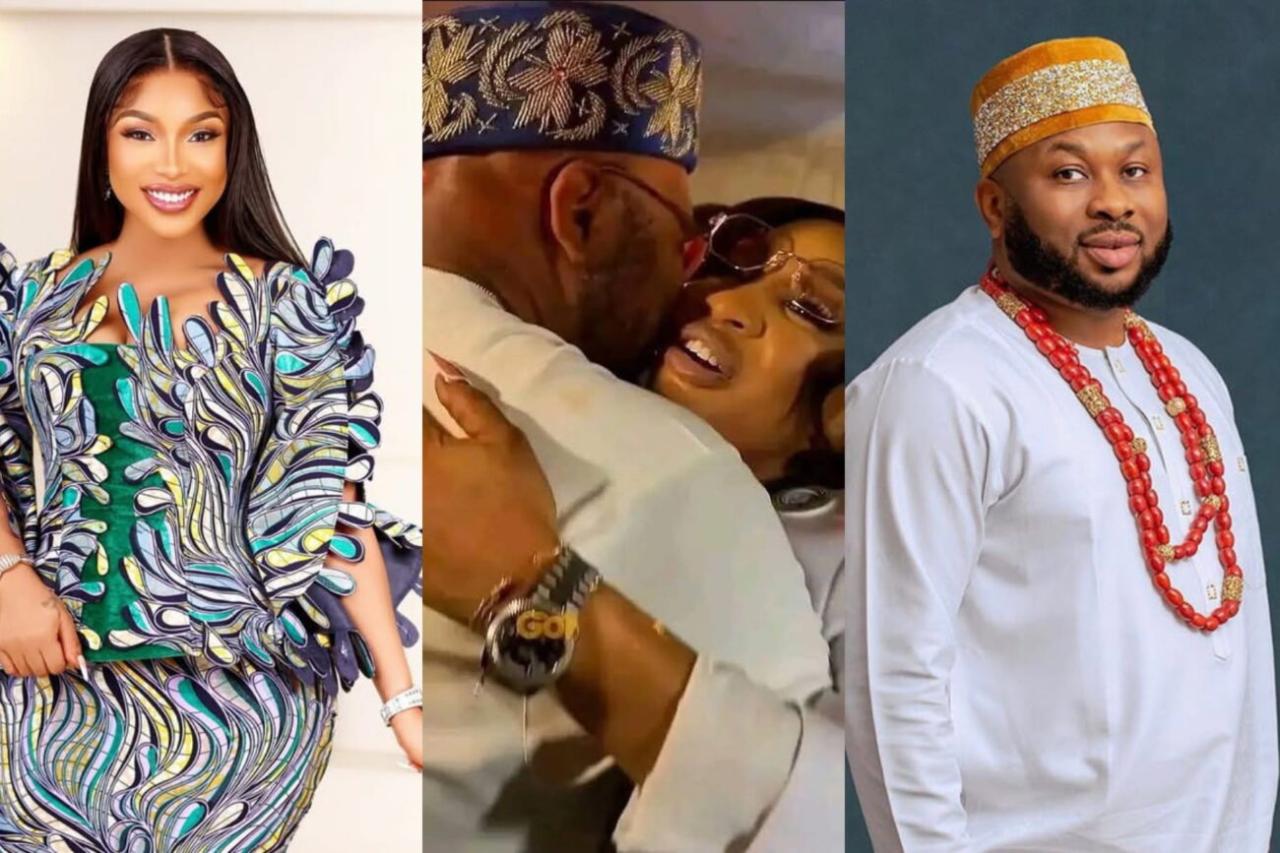 “That’s NOT Churchill!” – Tonto Dikeh Fires Back Over Viral Birthday Hug Drama