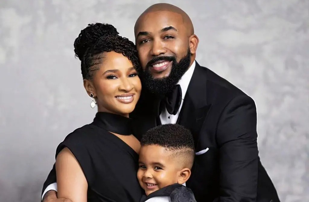 “After Jesus, Na You!” – Adesua Etomi Hails Banky W As Her Greatest Gift