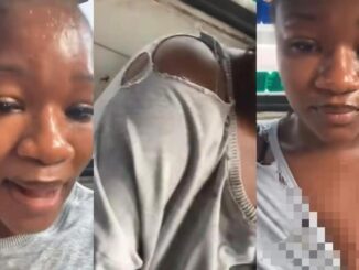 “This Feels Unreal!” – Lady Horrified After Alleged Mad Man Bites Her on Lagos Bus
