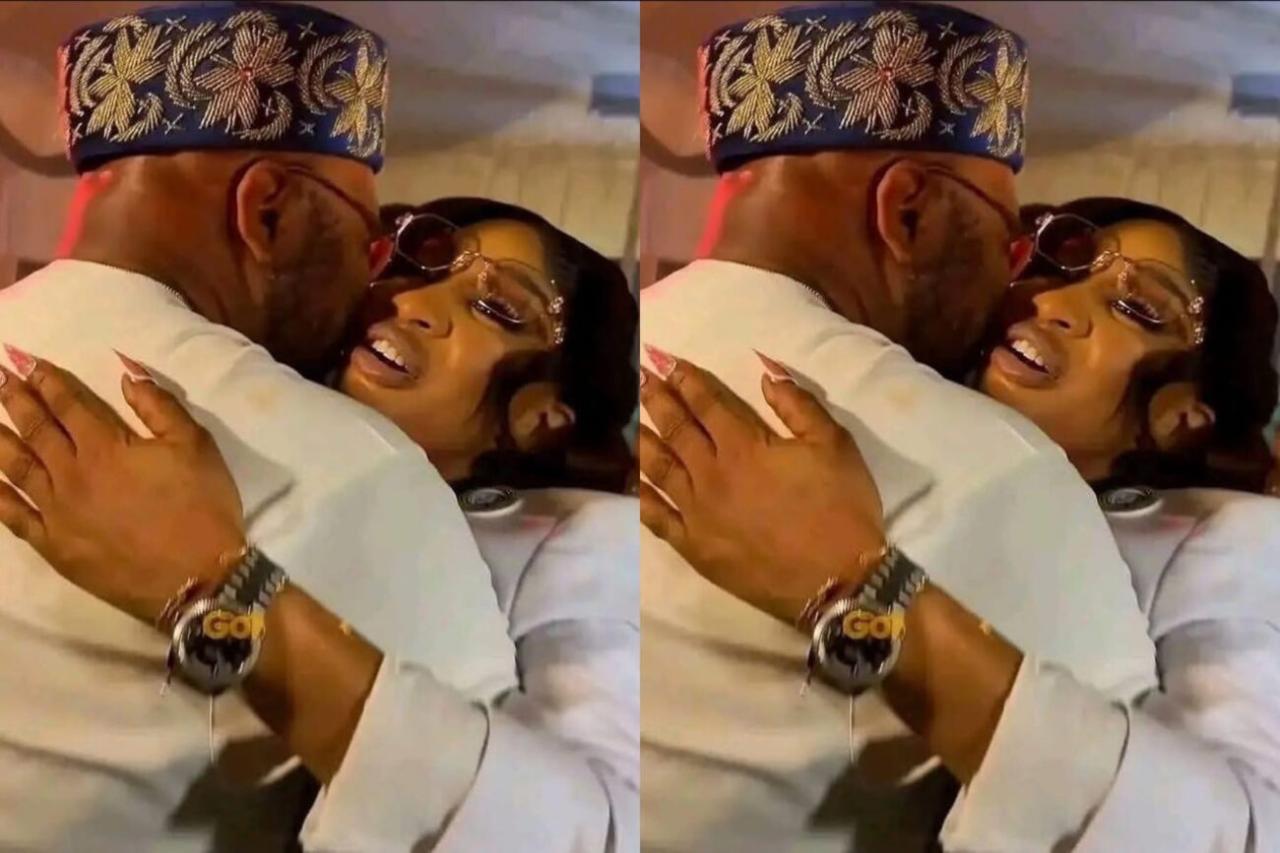 “That’s NOT Churchill!” – Tonto Dikeh Fires Back Over Viral Birthday Hug Drama