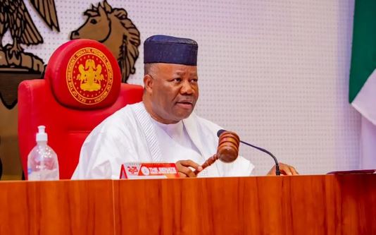 “Calm Down, We Never Finish Am” — Akpabio Fires Back As Senate Faces Heat Over Electoral Act “Calm Down, We Never Finish Am” — Akpabio Fires Back As Senate Faces Heat Over Electoral Act