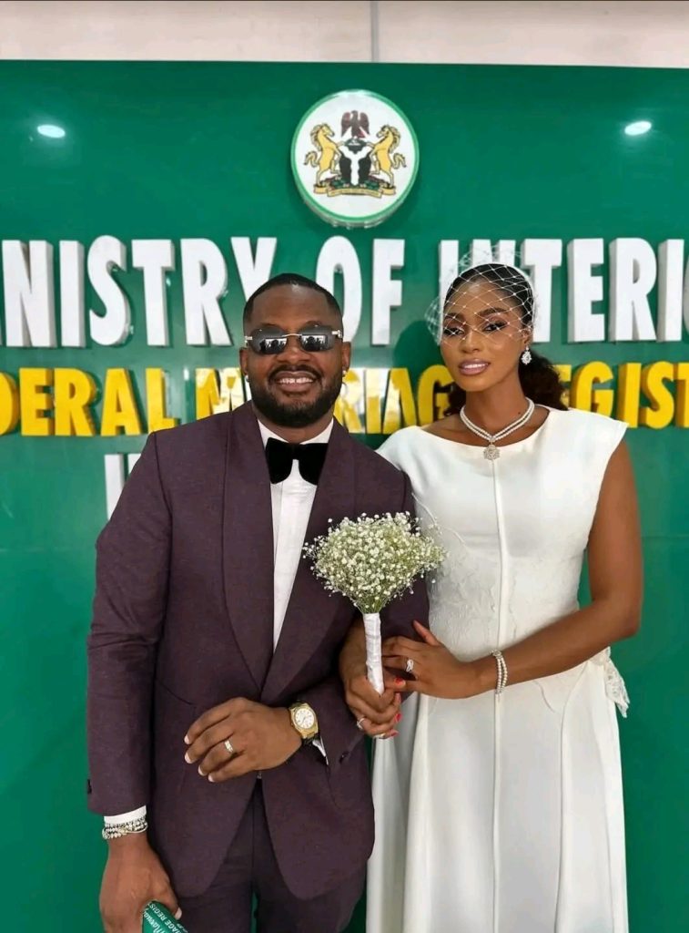 “Mr & Mrs Don Land!” – Cross Okonkwo Secretly Ties The Knot In Lagos