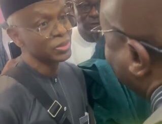 “Write Me Officially!” — El-Rufai Confronts Security Operatives in Airport Showdown