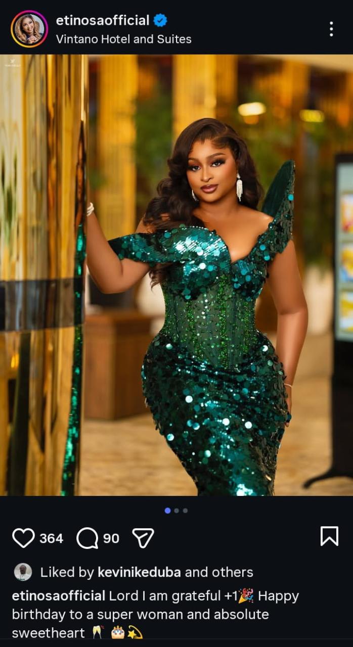 “A Superwoman and Absolute Sweetheart” – Etinosa Idemudia Celebrates Birthday With Gratitude