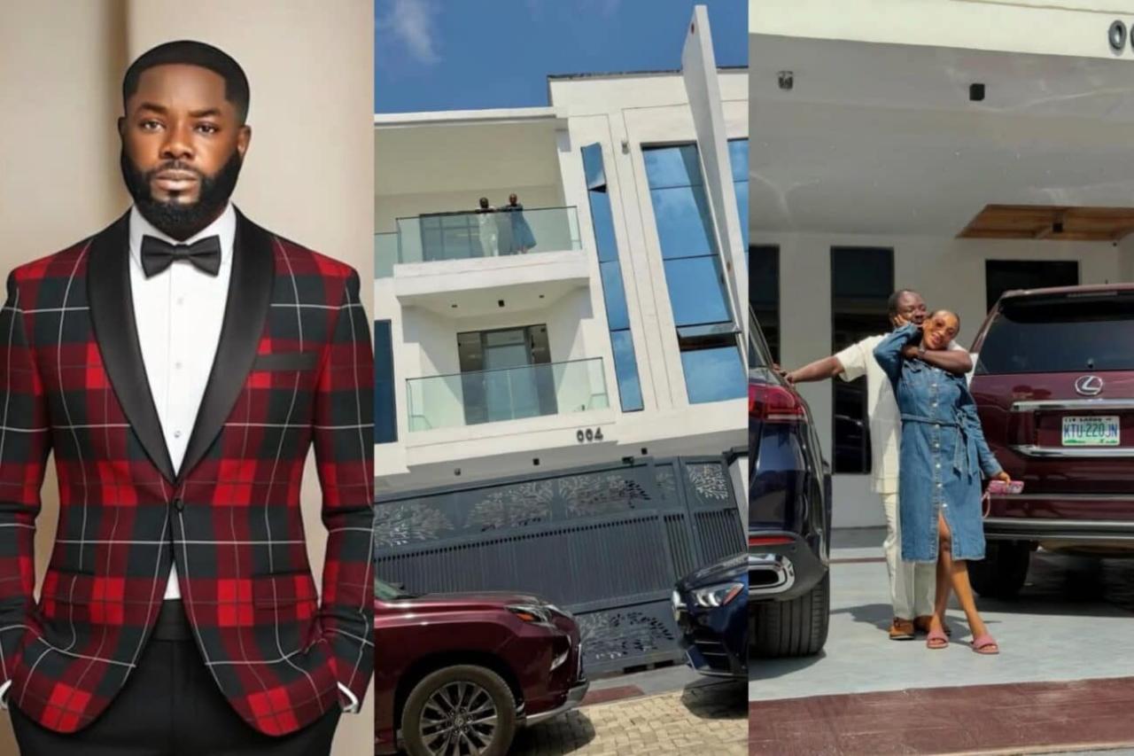 Big Wins! Itele & Wife Celebrate New Lekki Mansion as ‘New Chapter Begins