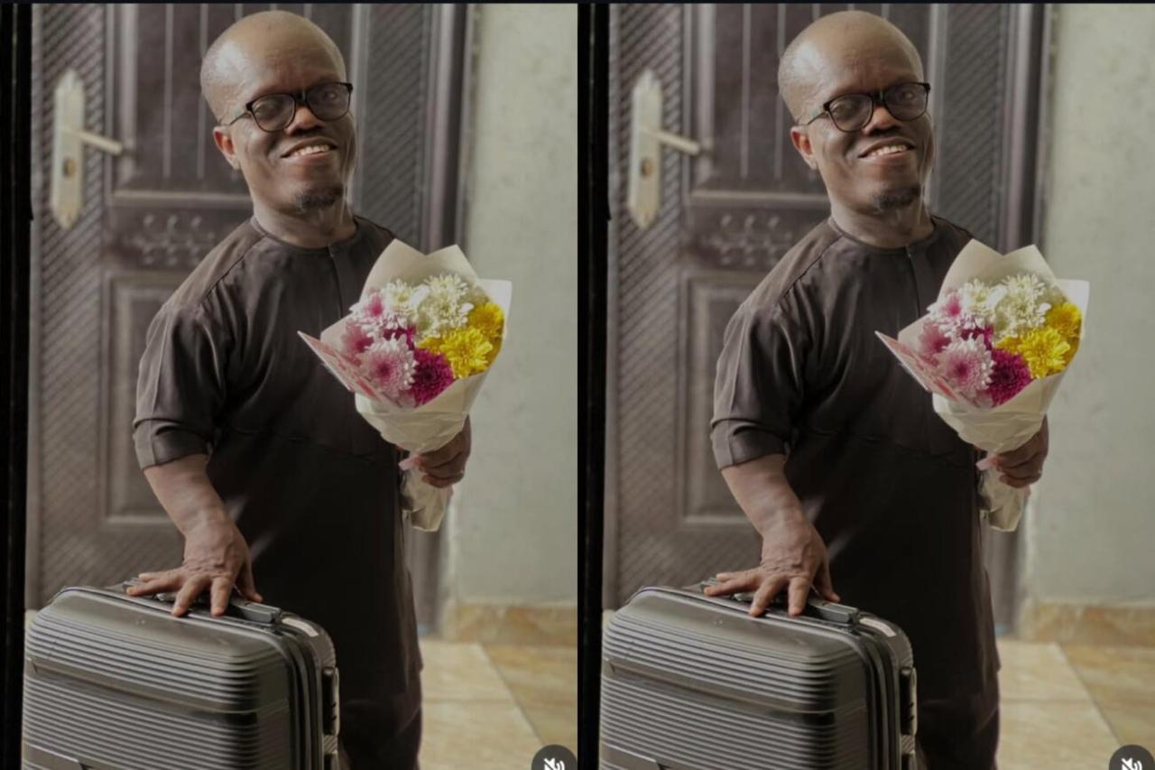 “Dragged by Nigeria, He Finally Did It!” – Nkubi Gifts Wife Flowers & Writes Sweet Love Note After Viral Controversy