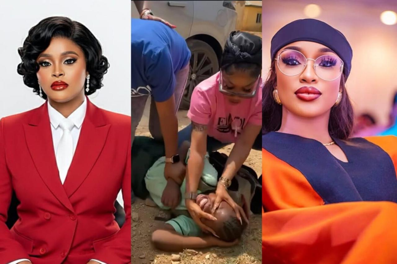 “E Dey Look Like Yoruba Movie” – Angela Eguavoen Reacts as Tonto Dikeh Conducts Student Deliverance