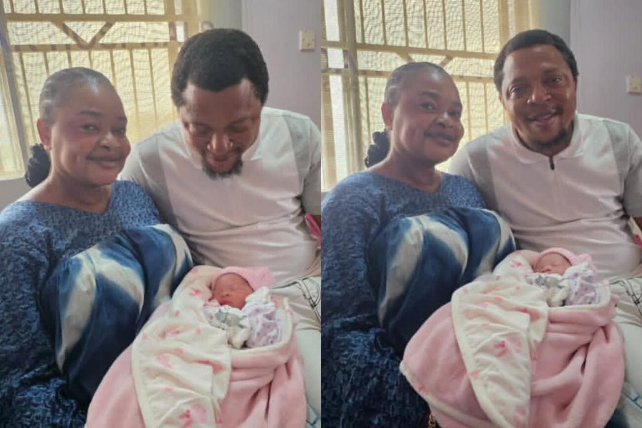 “Thank You for Not Giving Up!” – Dayo Amusa Celebrates Toyosi Adesanya’s First Child
