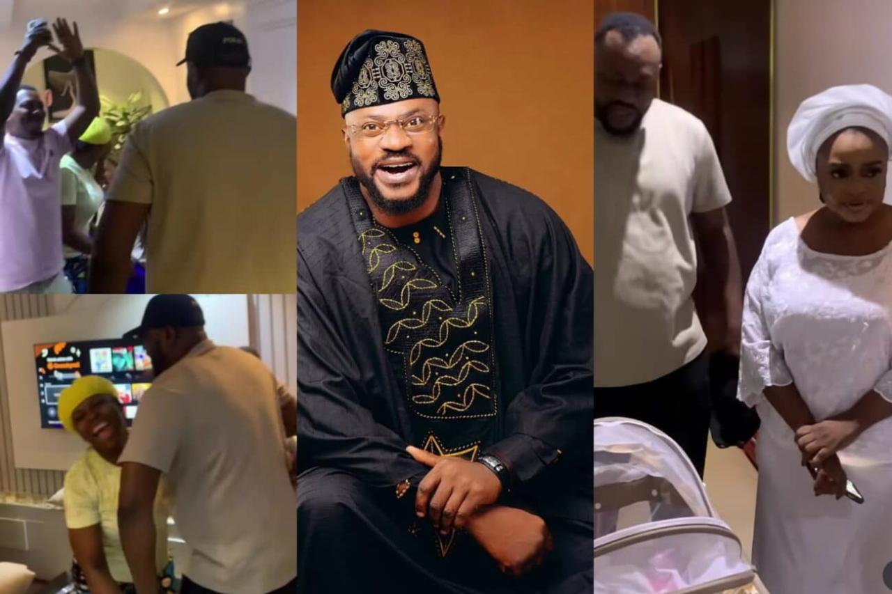 “House Burst With Joy!” – Odunlade Storms Toyosi’s Home, What He Did to Her Newborn Will Melt You