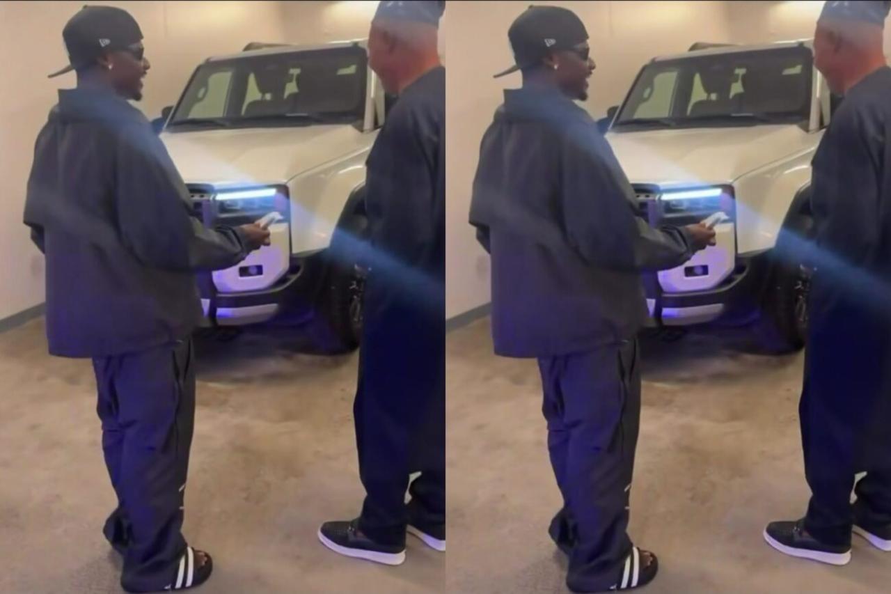 Asake Surprises His Father with 2025 Toyota Land Cruiser Days After Gifting His Mother a G-Wagon