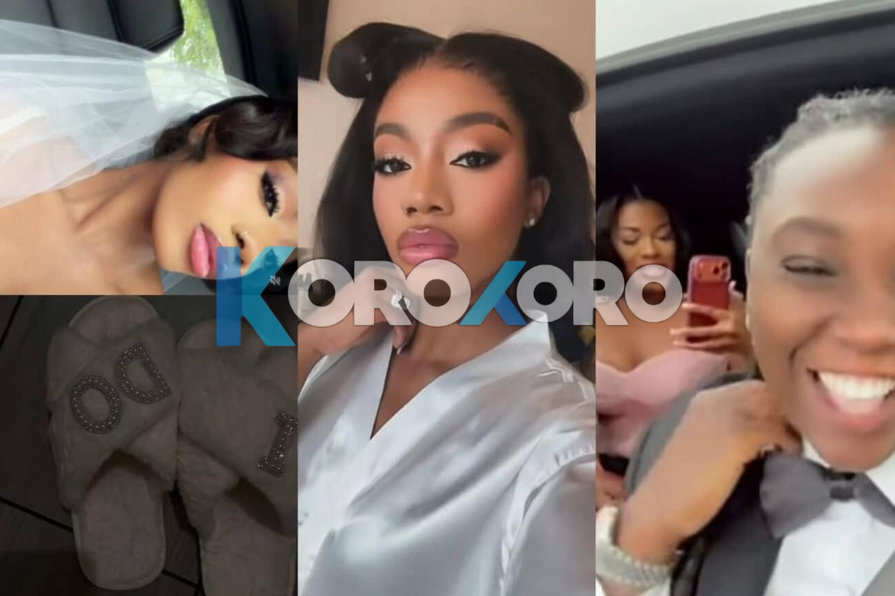 No Groom, No Rules! BBNaija’s Angel Smith Marries Partner in Bold All-Black Wedding That Shocked Fans