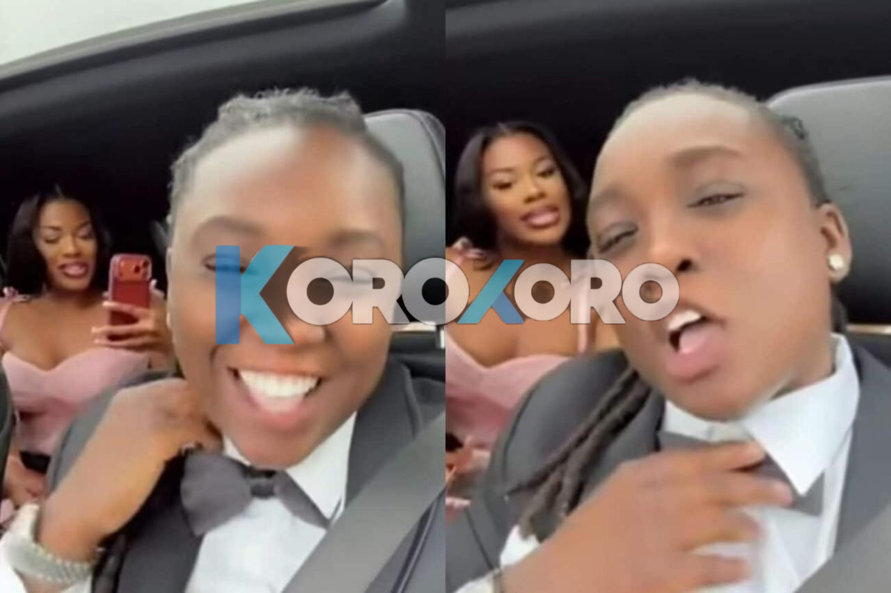 No Groom, No Rules! BBNaija’s Angel Smith Marries Partner in Bold All-Black Wedding That Shocked Fans