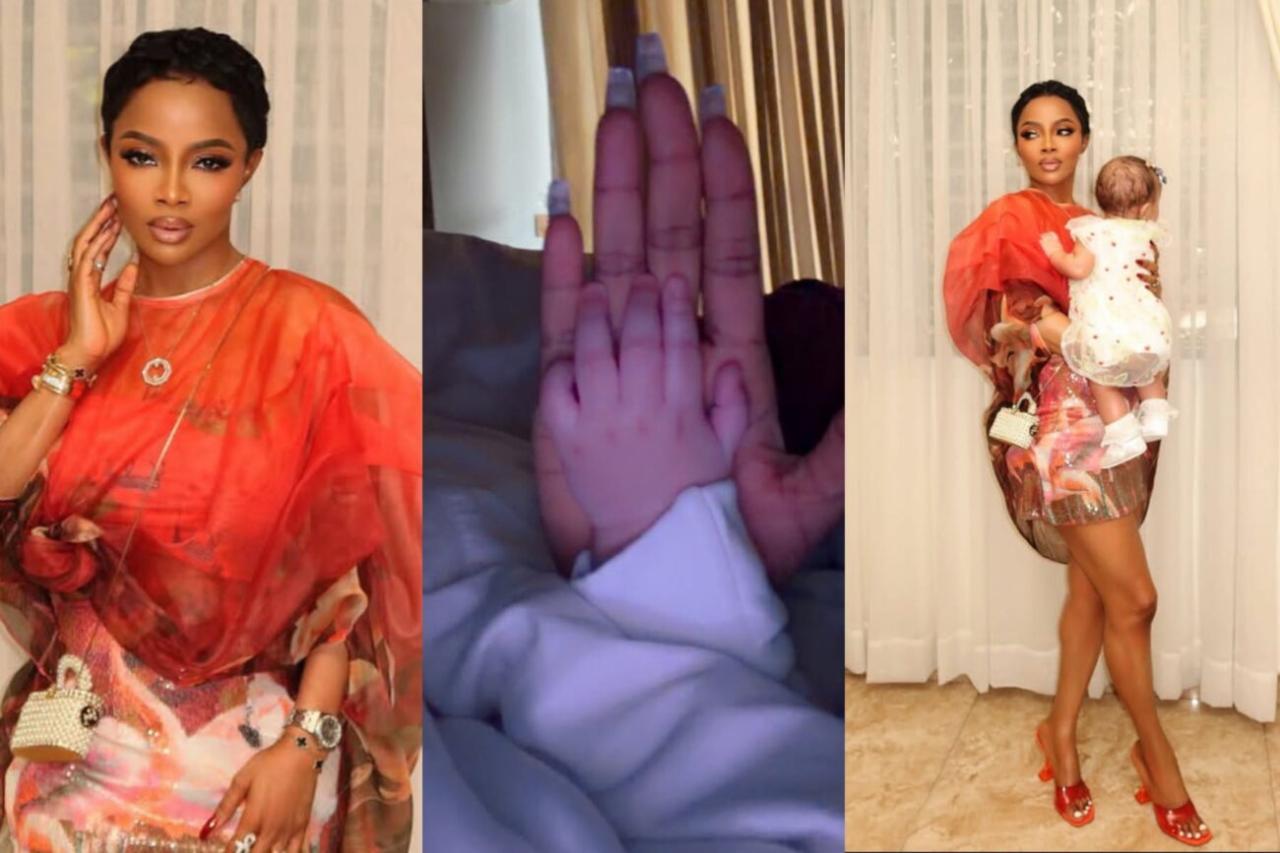 Toke Makinwa Glows on First Mother’s Day: Her Daughter Yakira Is the Star of the Show