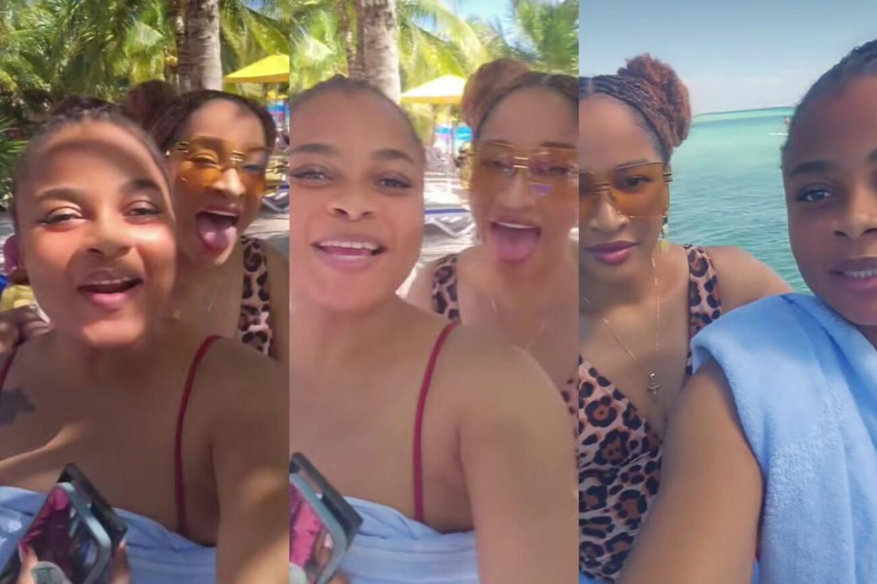 “I Saw Heaven!” — Bimbo Ademoye Panics Mid-Air as Adesua Etomi Drags Her on Wild Adventure