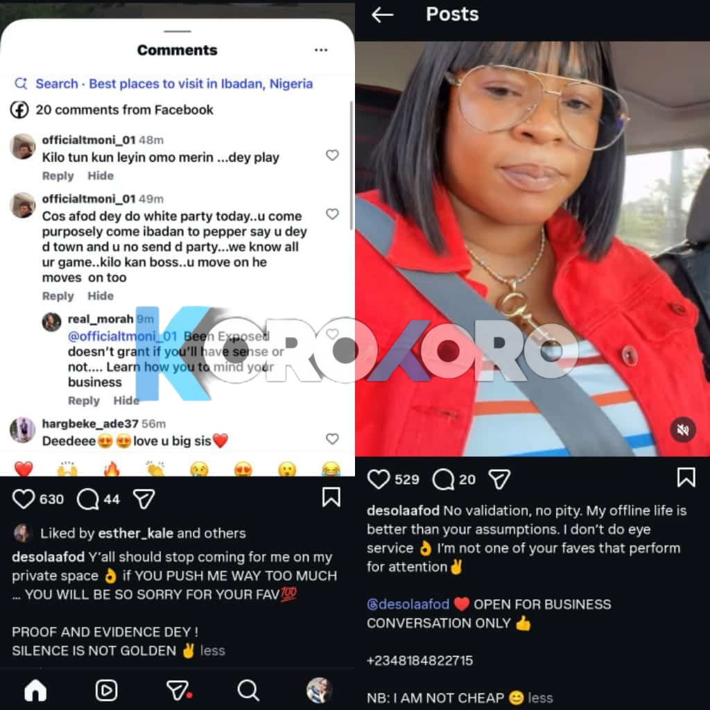 “Don’t Push Me Too Far!” – Desola Afod Claps Back at Trolls Amid Estranged Husband Kunle Afod’s White Party Drama