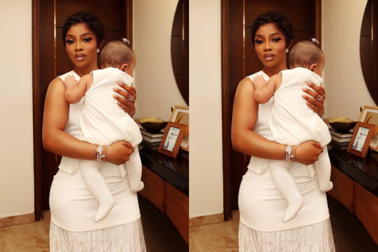 “Raising a Queen” – Toke Makinwa Celebrates First International Women’s Day With Daughter