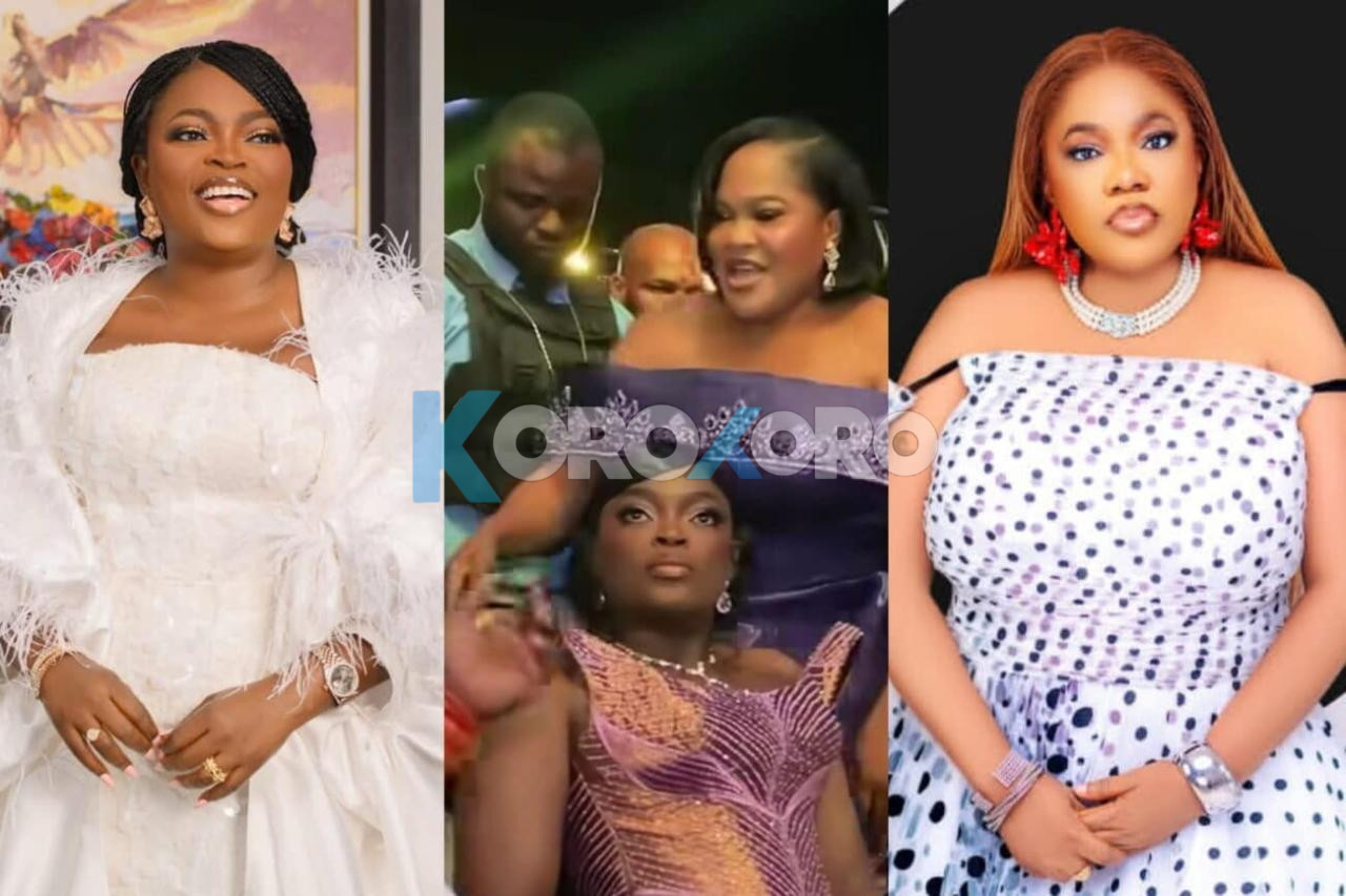 DRAMA: Funke Akindele Snubs Toyin Abraham in Public — Awkward Moment Sparks Fresh Nollywood Tension