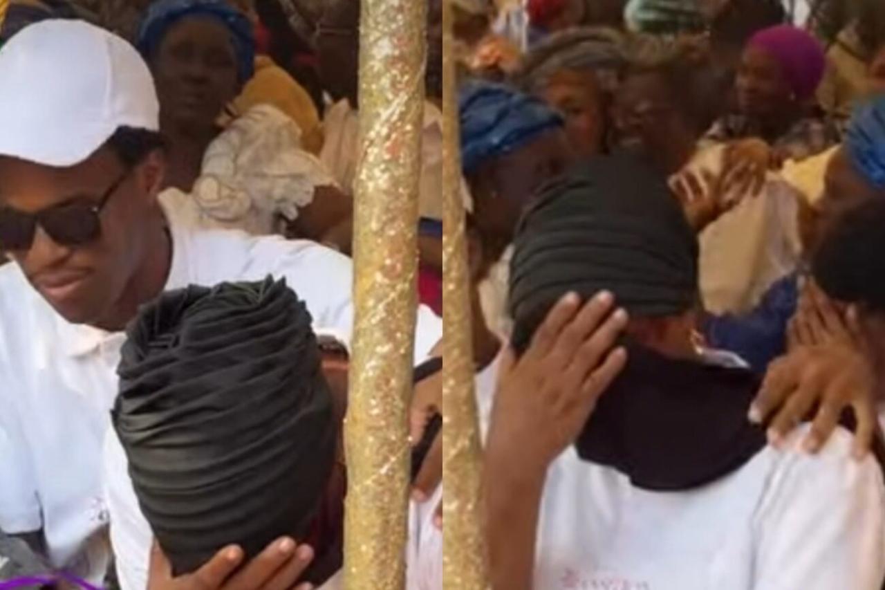 Faithia Williams Breaks Down at Mother’s Wake-keep, Sons Consoles Her (Video)