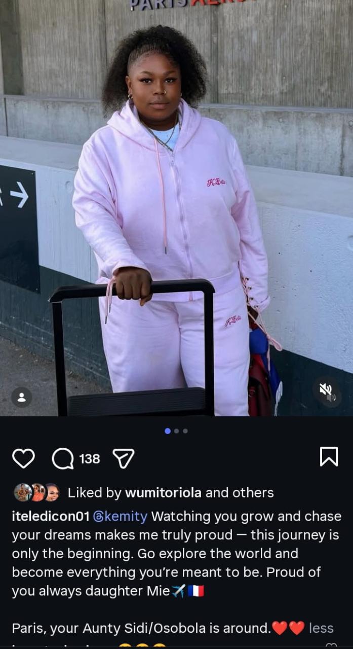 “Go Explore the World and Become Everything You’re Meant to Be” – Ibrahim Yekini Celebrates Daughter Kemity as She Storms Paris