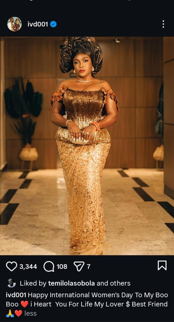 “I Heart You Forever” – IVD (Ikechukwu Ogbonna) Celebrates Blessing CEO on International Women’s Day