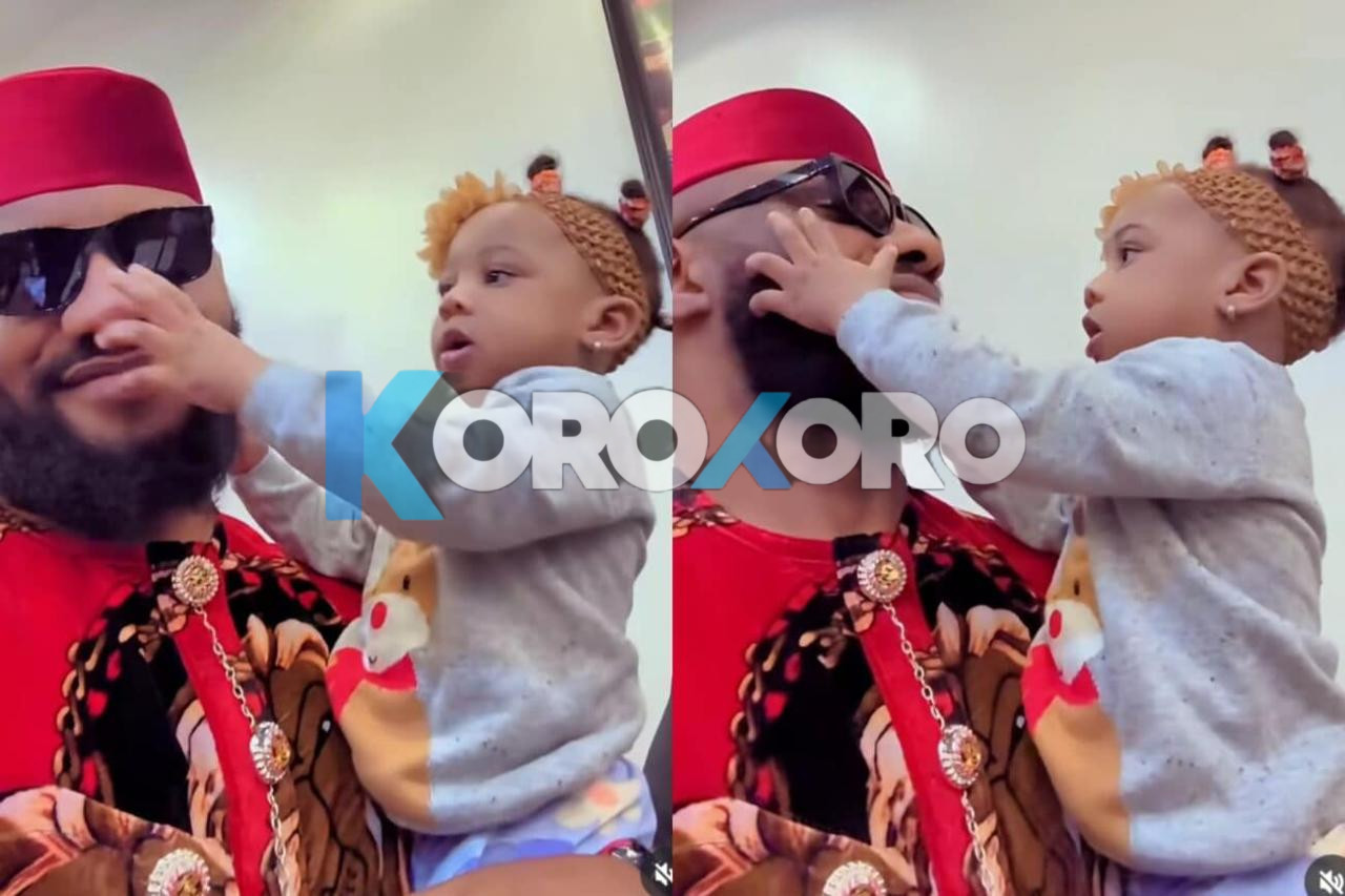Yul Edochie Gets Adorable Chaos While Trying to Film With Daughter Universe