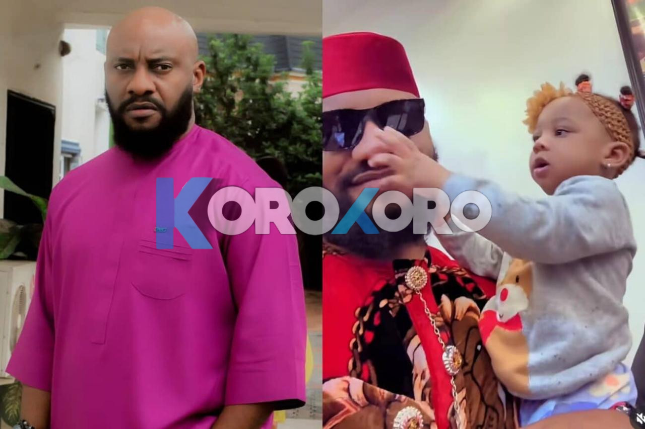 Yul Edochie Gets Adorable Chaos While Trying to Film With Daughter Universe