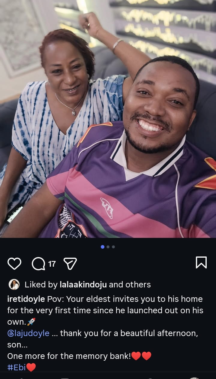 “Proud Mum Moment!” – Ireti Doyle Shares Emotional First Visit to Son’s Home