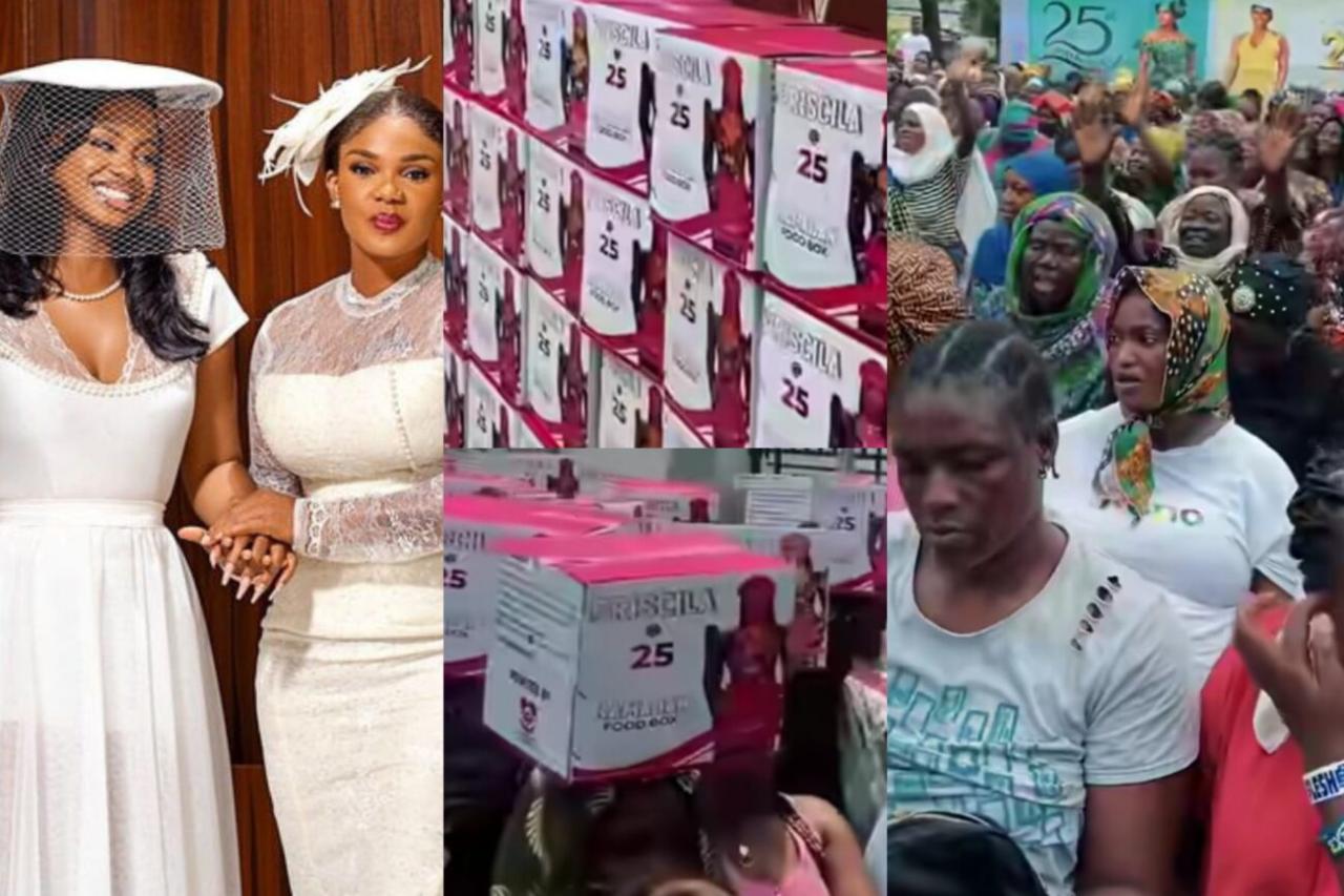 Fans Melt Hearts as They Support 200 Widows for Priscilla Ojo’s 25th Birthday — Iyabo Ojo Reacts
