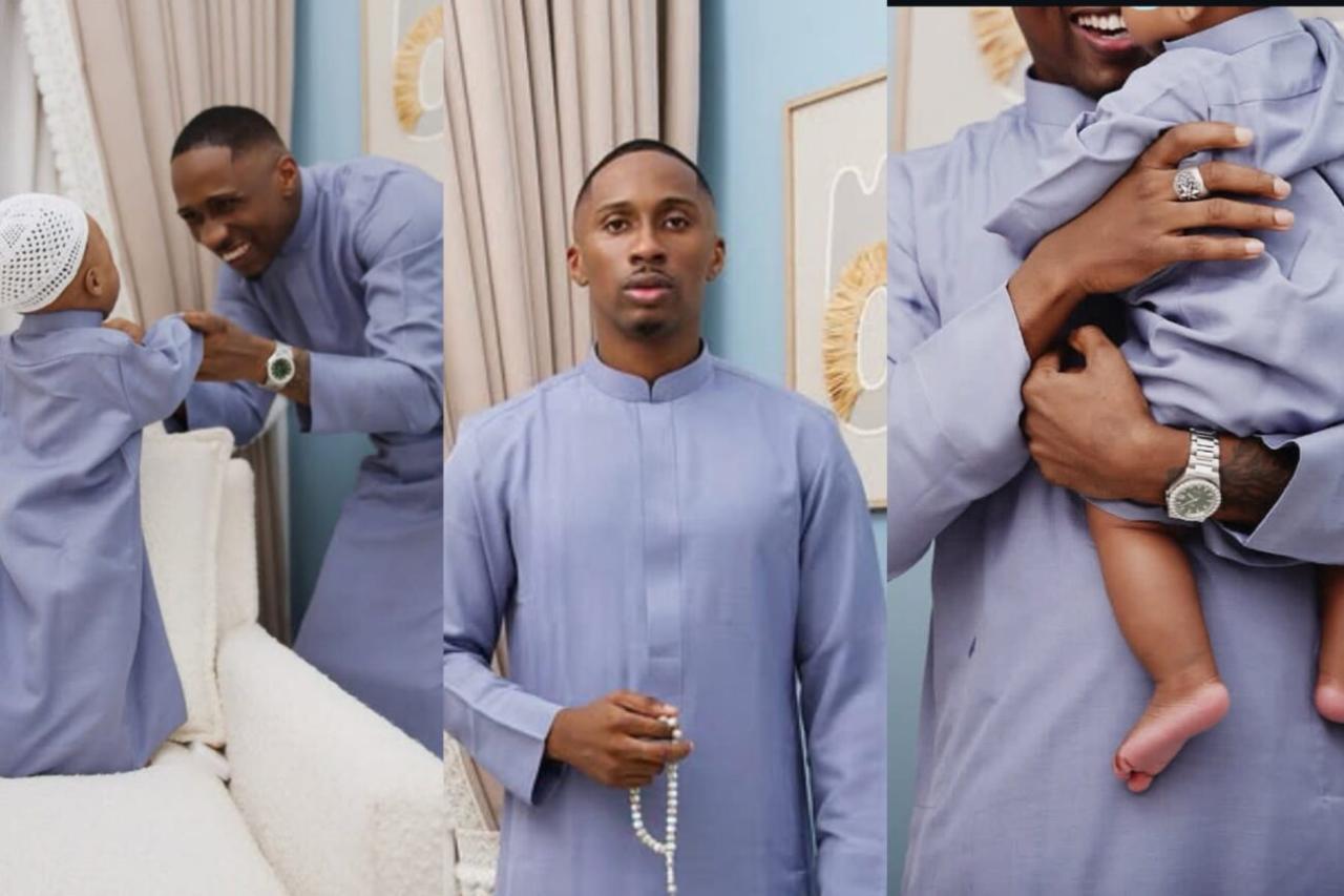 “The Internet Just Found Its Cutest Duo!” – Juma Jux & Son Rakeem’s Twinning Photos Break Hearts