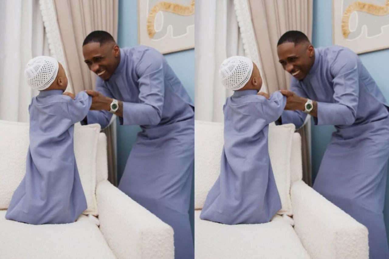 “The Internet Just Found Its Cutest Duo!” – Juma Jux & Son Rakeem’s Twinning Photos Break Hearts