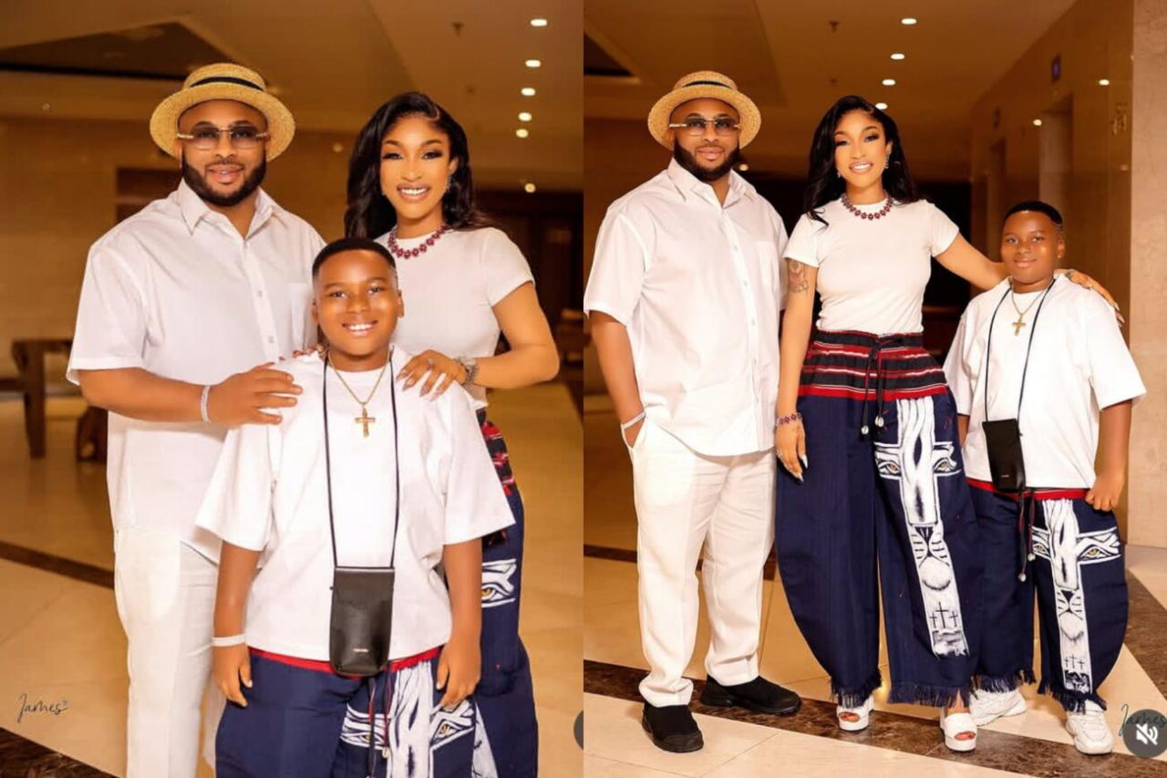 “I Didn’t Put It Up!” — Olakunle Churchill Clears Air on Viral Billboard with Tonto Dikeh