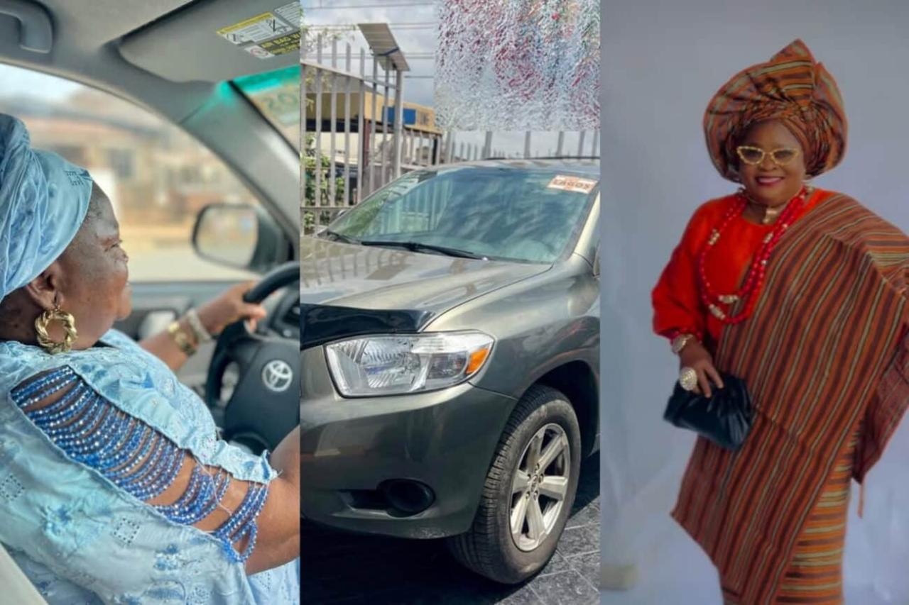 Joy as Mama No Network Buys New Car, Celebrates Big Win