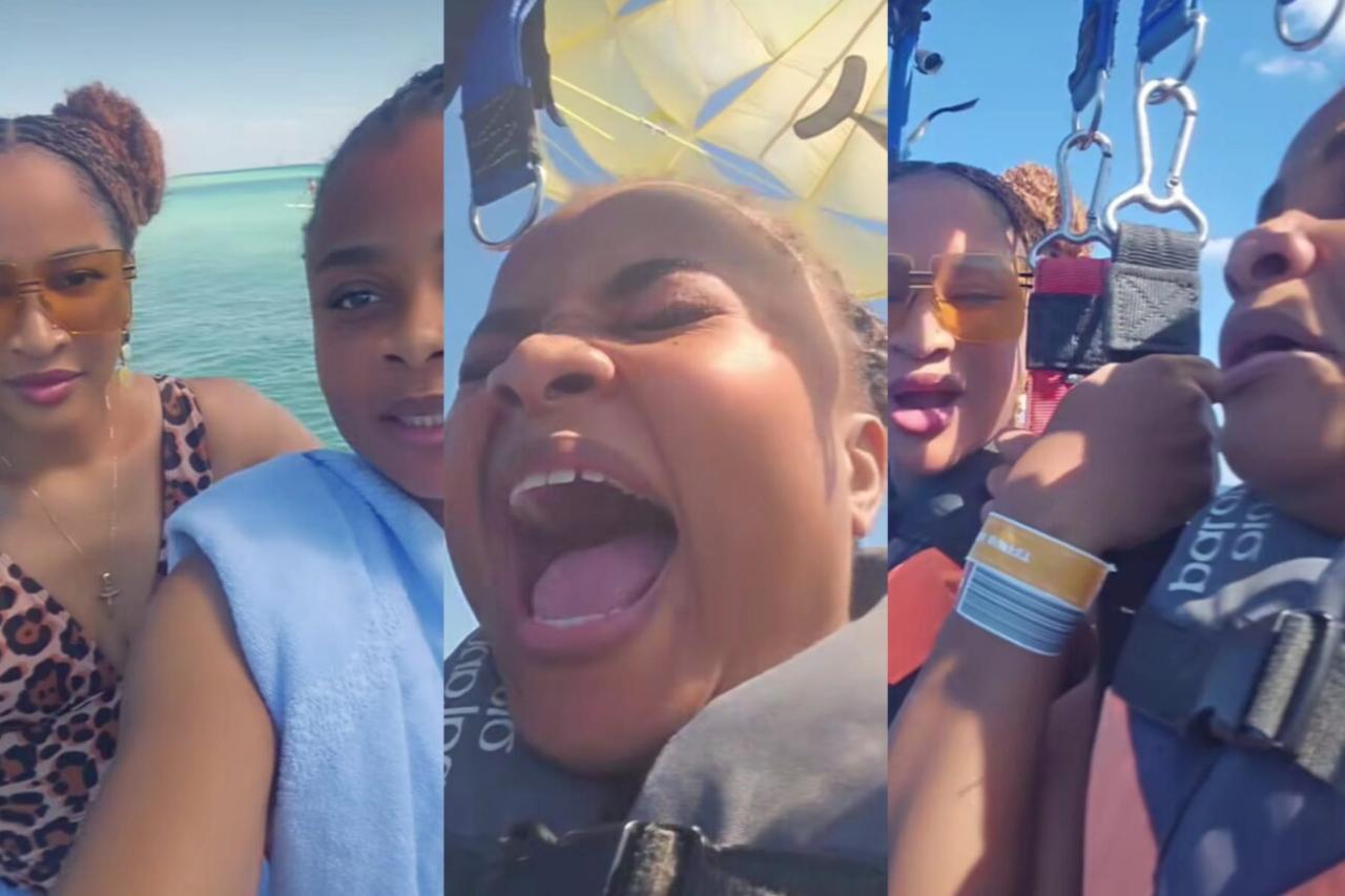 “I Saw Heaven!” — Bimbo Ademoye Panics Mid-Air as Adesua Etomi Drags Her on Wild Adventure
