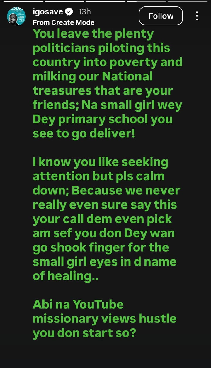 “Na YouTube Ministry Now?” – I Go Save Blasts Tonto Dikeh Over Viral School Deliverance