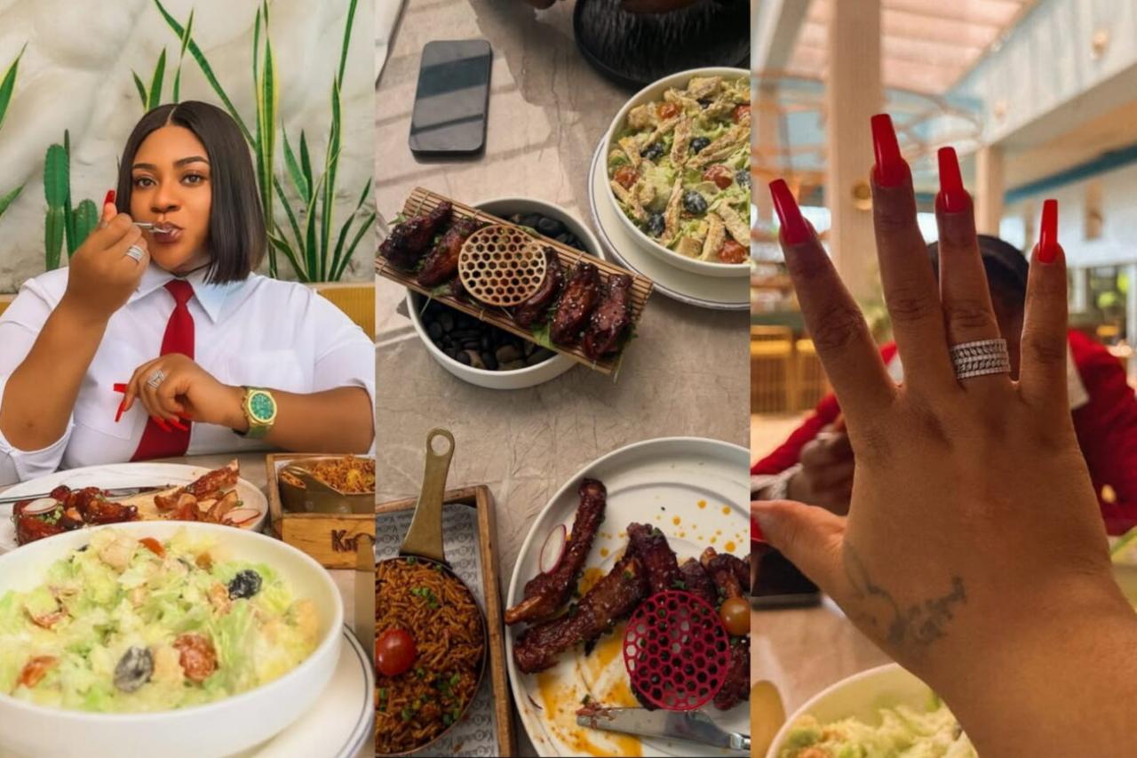 “Brunch With My Man” – Nkechi Blessing Teases Fans With Loved-Up Photos of Mystery Lover