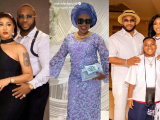 Drama Alert! Olakunle Churchill Snubs Tonto & Rosy, Celebrates Only His Mum on Mother’s Day